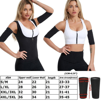 1 Pair Arm Band Women Elastic Compression Arm Shaping Sleeves Anti Cellulite Arm Shapers Cooling Compression Sleeves For Men & Women Arm Cover Protector For Basketball Sport Arm Kit