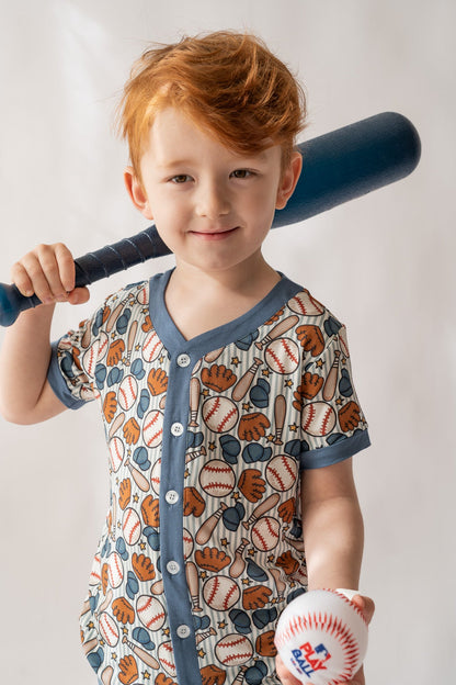 Blue Baseball Jersey