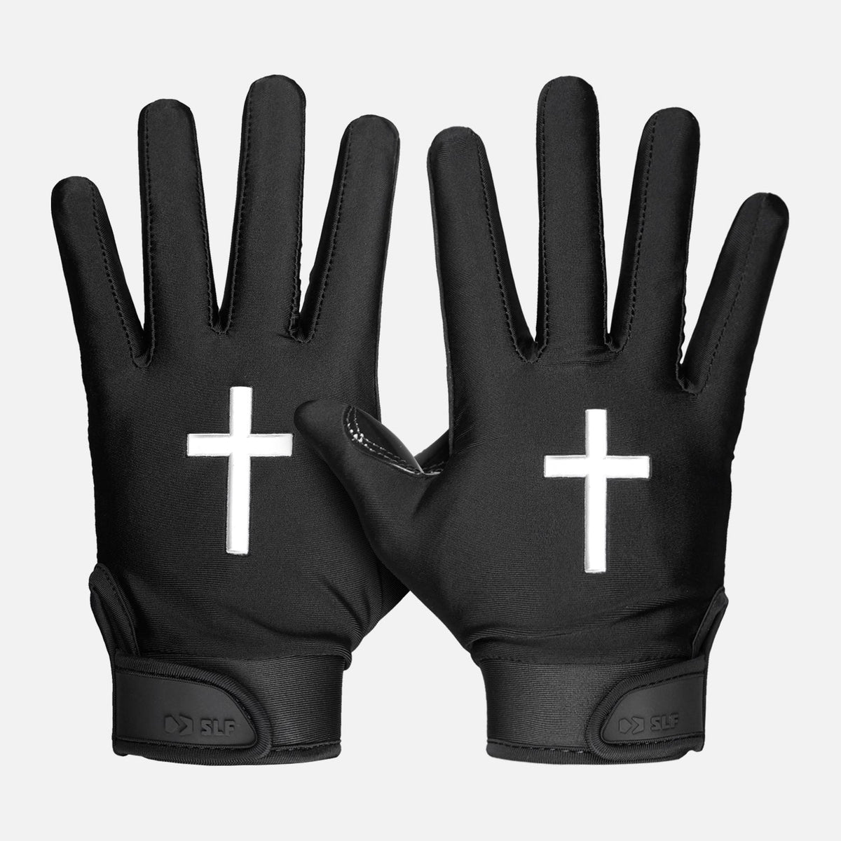 Faith Cross Sticky Football Receiver Gloves