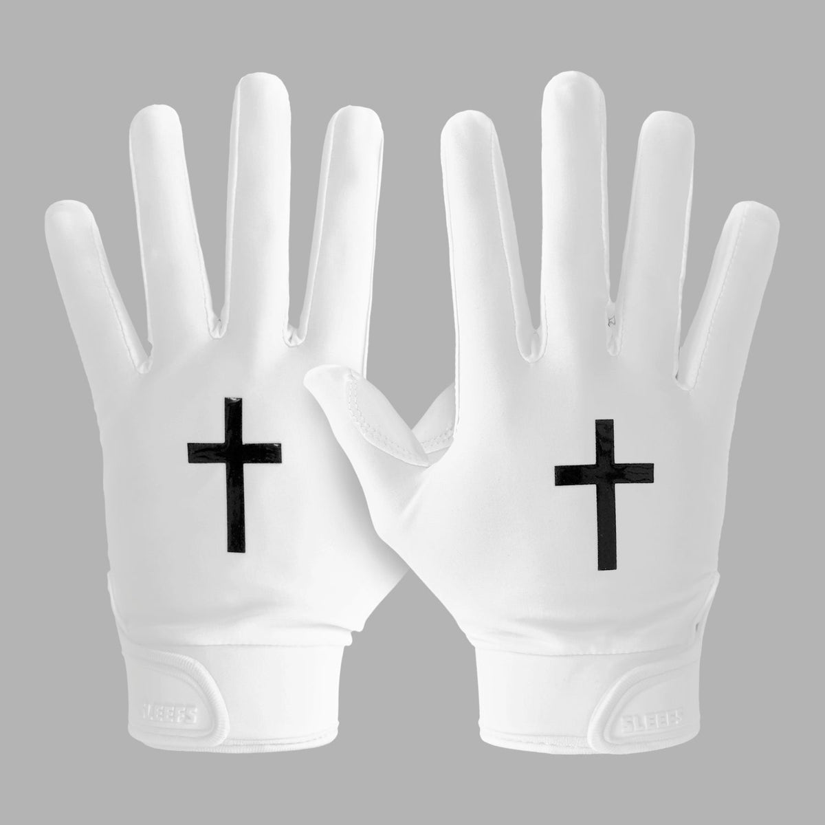 Faith Cross Sticky Football Receiver Gloves
