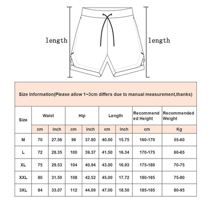 Camo Running Shorts Men Gym Sports Shorts 2 In 1 Quick Dry Workout Training Gym Fitness Jogging Short Pants Summer Men Shorts  Men's Running Gym Shorts Breathable with Pockets Quick Dry Sportswear